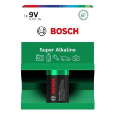 Bosch 6LR61SA1B/00 Super Alkaline 9V (Blistr 1 ks)