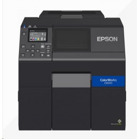 Epson ColorWorks CW-C6000Ae, rezačka, disp., USB, Ethernet, čierna