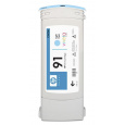 HP 91 Light Cyan DJ Ink Cart, 775 ml, C9470A