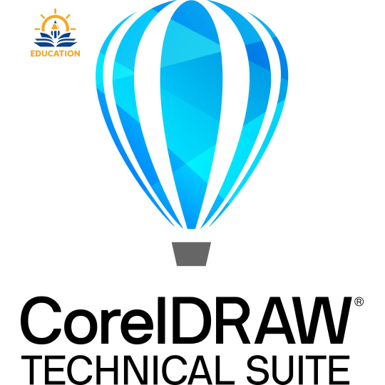 CorelDRAW Technical Suite 2025 Education Perpetual License (incl. 1 Yr CorelSure Maintenance)(51-250)