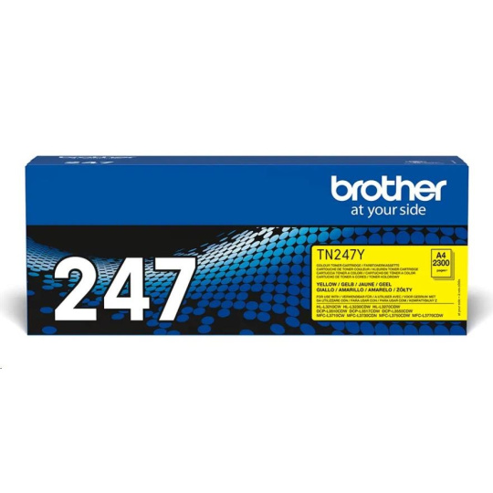 Toner BROTHER TN-247Y - PRO HLL3210 HLL3270 DCPL3510 DCPL3550 MFCL3730 MFCL3770 - cca