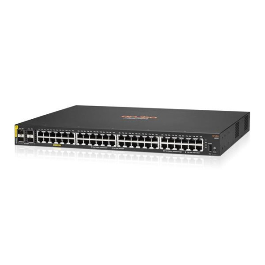 HPE Aruba Networking CX 6000 48G Class4 PoE 4SFP 370W Switch R8N85A RENEW