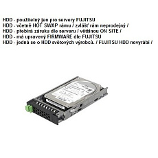 FUJITSU HDD SRV HD SAS 12G 600GB 15K HOT PL 2.5' EP FUJITSU HDD SRV HD SAS 12G 600GB 15K HOT PL 2.5' EP