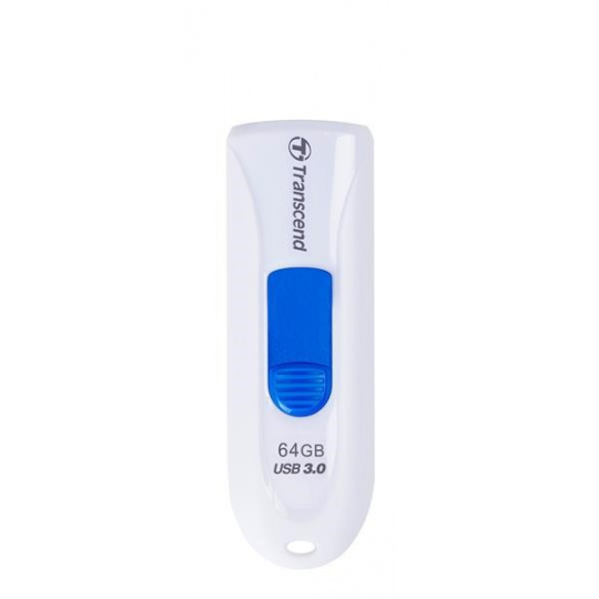 TRANSCEND Flash disk 64GB JetFlash®790, USB 3.1 (R:90/W:30 MB/s) biela/modrá