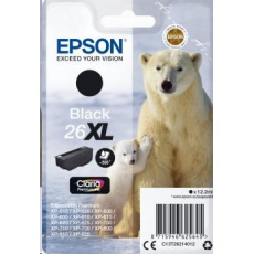 Atrament EPSON čierny Single Pack "Polar Bear" Black 26XL Claria Premium Ink