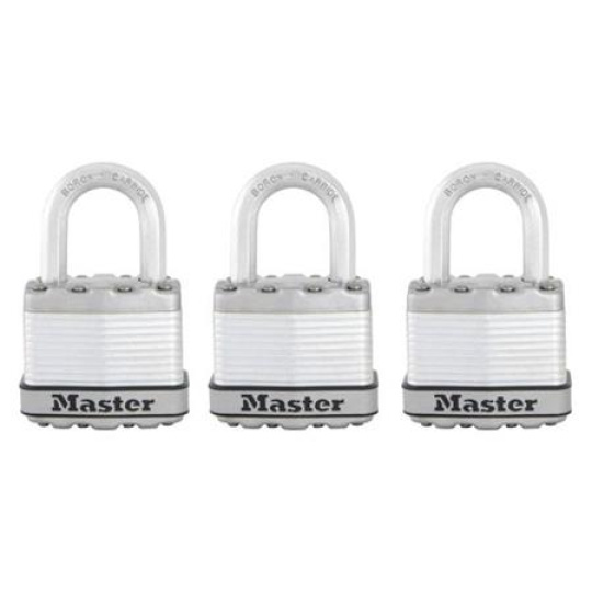 Master Lock Titanový visací zámek - Excell - 45mm (3 ks / blistr) Master Lock Titanový visací zámek - Excell - 45mm (3 ks / blistr)