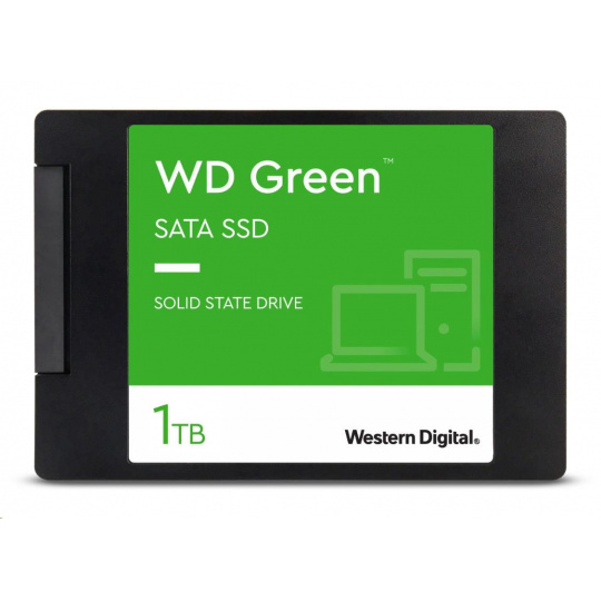 WD GREEN SSD 3D NAND WDS100T3G0A 1TB SATA/600, (R:500, W:400MB/s), 2.5"