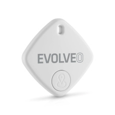 EVOLVEO TrackTag, Bluetooth lokátor s Apple Find My, bílý EVOLVEO TrackTag, Bluetooth lokátor s Apple Find My, bílý