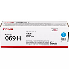 BAZAR - Canon TONER CRG 069C H azurová pro LBP673Cdw, MF752Cdw a MF754Cdw (5 500 str.) - Poškozený obal (Komplet)