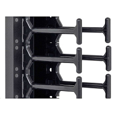 TRITON vertikální vyvazovací panel 45U, dvouřadý, pro rozvaděče šířky 800mm z řady RMA, RZA, RDA, RTA, RYA, černý