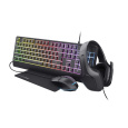 TRUST Sada sluchátka + myš + klávesnice + mousepad GXT 792 Quadrox 4v1 Gaming Bundle