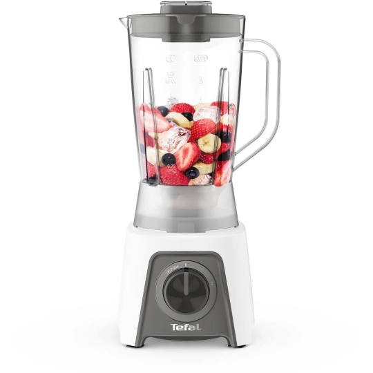 Tefal BL2C0130 Blendeo Plus stolní mixér, 450 W, 2 rychlosti, 1.5 l, pulzní funkce, drcení ledu, bílý