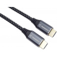 Kábel HDMI PREMIUMCORD 2.1 vysokorýchlostný + ethernetový kábel 8K@60Hz, pozlátené konektory, 1 m