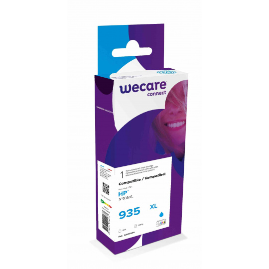 WECARE ARMOR kazeta pre HP Officejet 6812, 6815, Officejet Pro 6230, 6830, 6835 (C2P24AE), modrá/kyanová, 12 ml, 850 strán