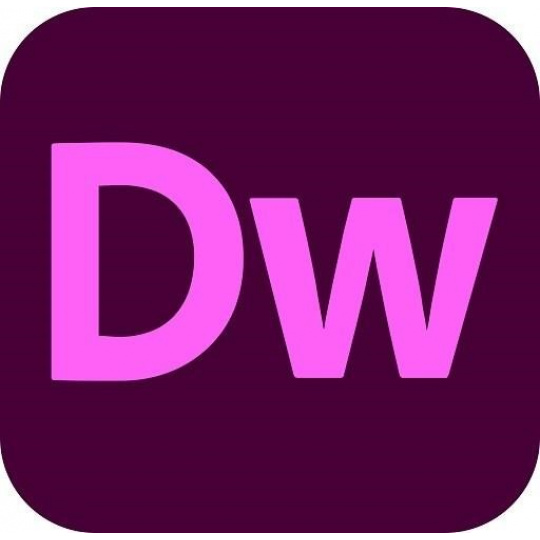 Dreamweaver for teams, Multi Platform, English, COM, 1 používateľ, 1 mesiac, Level 3, 50-99 Lic - nová licence