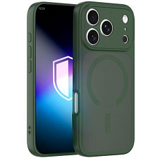 3mk ochranný kryt Misty MagCase Green pro Apple iPhone 17 Pro Max