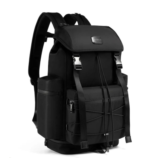 MYBALO ASTON Perfektní volba pro minimalisty s dobrým vkusem  6 ikon: - Nejtenčí batoh - Elegantní - Kapsa na notebook do 15,6" - Kapsa na tablet do 9" - Otevírání o 180 stupňů - USB a USB-C port - Drží tvar - Voděodolný - Skryté kapsy  Elegantní a minimalistický Jedná se o velmi elegantní a minimalistický batoh. S tímto parťákem neuděláte chybu při běžném nošení do města, ani na důležité schůzce.  Tenký batoh MYBALO Aston je batoh s vůbec nejmenší hloubkou z naší nabídky. Díky tomu působí elegantně a minimalisticky, ale i přesto se do něj vejdou všechny vaše nezbytnosti.  Kvalitní voděodolný materiál, dlouhá životnost Kvalitní umělá kůže zajišťuje trvanlivost a odolnost batohu proti vodě a opotřebení. MYBALO Aston tak bude vaším společníkem opravdu dlouho.  Drží tvar Batoh si zachovává svůj tvar také v případě, že jej budete mít úplně prázdný.  Vestavěný USB a USB-C port Nabíjejte svá elektronická zařízení kdekoli a kdykoli díky vestavěnému USB a USB-C portu.  Popruh k uchycení na kufr Cestujte pohodlně. Kdykoli chcete mít volná záda, jednoduše připevněte batoh na rukojeť svého kufru.  Pohodlné polstrování Užijte si komfortní nošení díky kvalitnímu a prodyšnému polstrování ramenních popruhů a zádové části.  Další praktické kapsy Zorganizujte si pohodlně a snadno své věci díky množství vychytaných kapes.  Skryté kapsy V zádové části a na ramenním popruhu najdete skryté kapsy pro bezpečné uložení cenností.  Vnitřní kapsy Vnitřní kapsy slouží pro snadnou organizaci všech vašich věcí.  Přední kapsa Přední kapsa je určena pro věci, které chcete mít rychle a snadno po ruce.  Parametry: - Rozměry: 46 x 30 x 9 cm - Objem: 11 l - Hmotnost: 1,19 kg - Kapsa na notebook: Ano (do vel. 15,6") - Kapsa na tablet: Ano (do vel. 9") - USB port: Ano - Voděodolnost: Ano - Hlavní materiál: Ekokůže + Polyester - Podšívka: Polyester - Barva: Černá