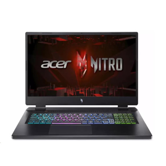 ACER NTB Nitro 17 (AN17-41-R8FE),Ryzen7-7840HS,17.3" 2560x1440,32GB,1024GB SSD,NVIDIA GeForce RTX 4050,W11H,Blackl