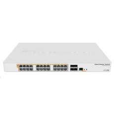 MikroTik Cloud Router Switch CRS328-24P-4S+RM, 800MHz CPU,512MB RAM, 24xLAN, 4xSFP+ slot, vrátane. L5 MikroTik Cloud Router Switch CRS328-24P-4S+RM, 800MHz CPU,512MB RAM, 24xLAN, 4xSFP+ slot, vrátane. L5