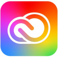 Adobe Creative Cloud for teams All Apps, Multi Platform, English, Education, Named, 1 mesiac, Level 4, 100+ Lic - nová licence