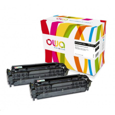 OWA Armor toner pre HP Color LJ CP2020, CP2025, CM2320, CM2720, 2x3500 strán, CC530AD, čierna/čierna