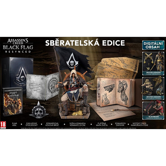 PS5 hra Assassin's Creed Black Flag Resynced Collector's Edition