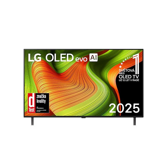 LG OLED55B56LA 55" 4K Smart TV, OLED, Perfect Black, webOS, AI Magic Remote, HDMI 2.1, USB, Wi-Fi, Bluetooth