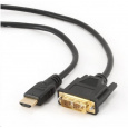 GEMBIRD CABLEXPERT HDMI-DVI kábel 0,5 m, 1.3, M/M tienené, pozlátené kontakty