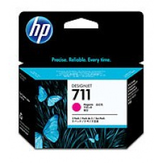 HP 711 Magenta DJ Ink Cart, 29 ml, 3-pack, CZ135A