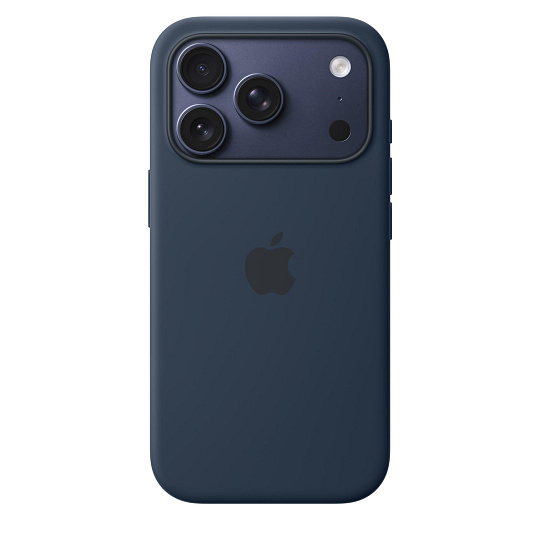 Apple iPhone 17 Pro Silicone Case with MagSafe – Midnight