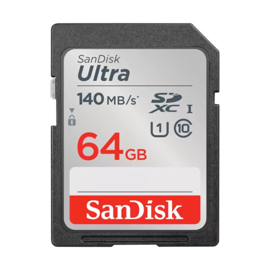 SanDisk SDXC karta Ultra 64GB (140MB/s)