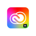 Adobe Creative Cloud for teams All Apps with Adobe Stock MP ENG COM NEW 1 User, 12 Months, Level 4, 100+ Lic