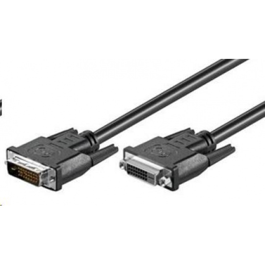 Predlžovací kábel PREMIUMCORD DVI-D,dual-link,DVI(24+1),MF, 3 m