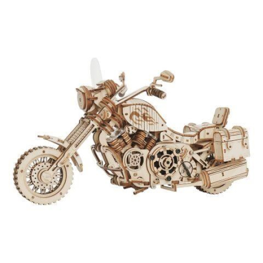 RoboTime 3D dřevěné mechanické puzzle Motorka (cruiser) RoboTime 3D dřevěné mechanické puzzle Motorka (cruiser)