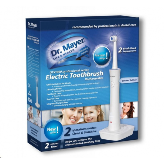 Dr. Mayer GTS1050 elektrický zubní kartáček - bílý