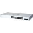 BAZAR - Cisco switch CBS220-24T-4G (24xGbE,4xSFP,fanless) - REFRESH - Rozbaleno (Komplet)