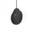 Hama vertikálna ergonomická káblová myš ECM-500L, pre ľavákov, čierna