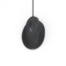 Hama vertikálna ergonomická káblová myš ECM-500L, pre ľavákov, čierna