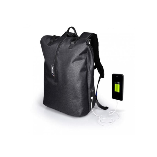 PORT batoh NEW YORK BACKPACK na notebook 15,6’’ a tablet 10,1", šedá