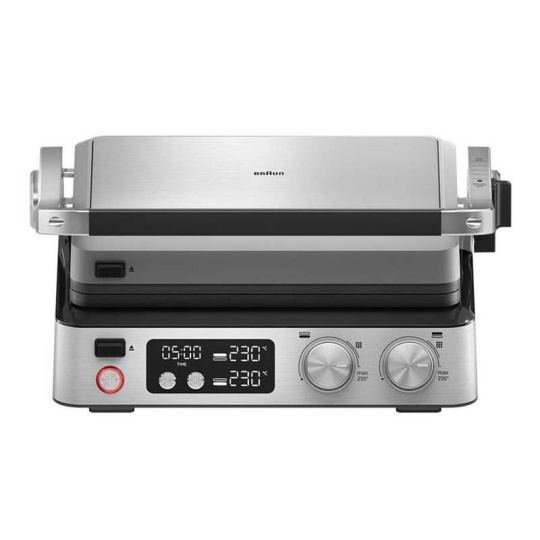 Braun Multigrill 7 CG7044 elektrický kontaktní gril, 2000 W, odkapávací nádoba na tuk, termostat, mobilní aplikace