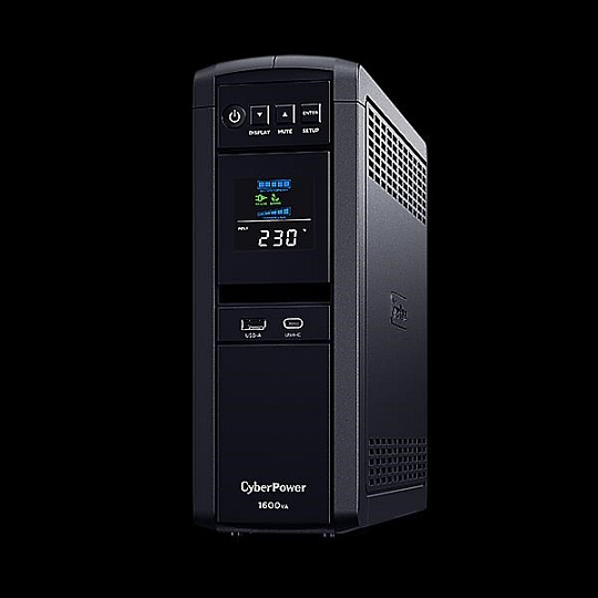 BAZAR - CyberPower PFC SineWave LCD GP UPS 1600VA/1000W, Schuko zásuvky - Poškozený obal (Komplet) BAZAR - CyberPower PFC SineWave LCD GP UPS 1600VA/1000W, Schuko zásuvky - Poškozený obal (Komplet)