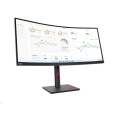 LENOVO LCD ThinkVision T34w-30-34"  VA,matný,21:9,3440x1440,178/178,6ms,350cd,3000:1,HDMI,DP,VESA,3Y