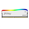 KINGSTON DIMM DDR4 16GB 3200MT/s CL16 FURY Beast Bílá RGB SE