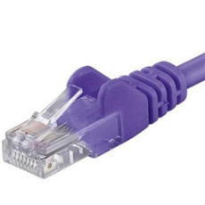 PremiumCord Patch kabel UTP RJ45-RJ45 CAT6 7m fialová