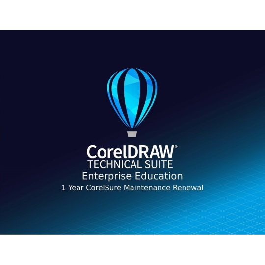 CorelDRAW Tech Suite Education 1 rok CorelSure Maintenance (51-250) EN/DE/FR