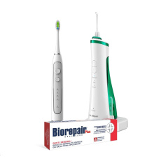 Dr. Mayer moderní set pro kompletní dentální hygienu - kartáček GTS2066 + sprcha WT3500 + zubní pasta Biorepair Dr. Mayer moderní set pro kompletní dentální hygienu - kartáček GTS2066 + sprcha WT3500 + zubní pasta Biorepair