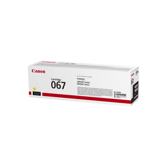 Canon TONER 067 žlutá pro i-SENSYS LBP631Cw, LBP633Cdwa, MF651Cw, MF655Cdw, MF657Cdw (1250 str.) BAZAR/POŠKOZENÝ OBAL Canon TONER 067 žlutá pro i-SENSYS LBP631Cw, LBP633Cdwa, MF651Cw, MF655Cdw, MF657Cdw (1250 str.) BAZAR/POŠKOZENÝ OBAL