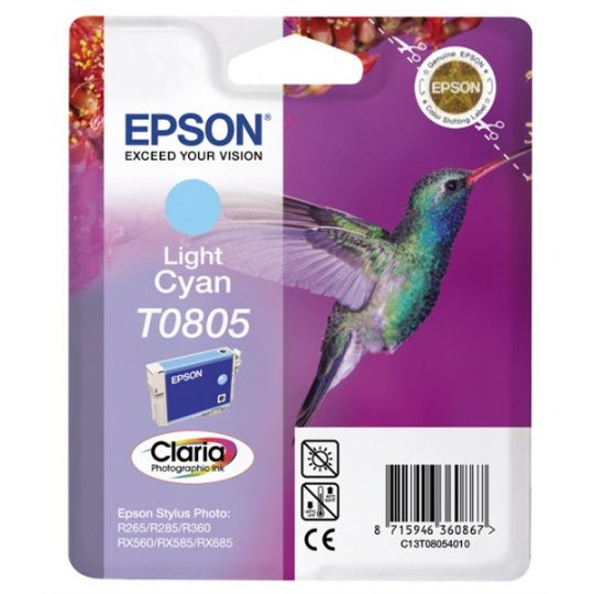 Atramentová lišta EPSON CLARIA Stylus photo "Hummingbird" R265/ RX560/ R360 - svetlo azúrová