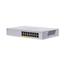 Cisco switch CBS110-16PP (16xGbE, 8xPoE+, 64W, fanless)