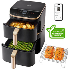 Cosori Turbo Tower Pro chytrá horkovzdušná fritéza 10,8l černá Cosori Turbo Tower Pro chytrá horkovzdušná fritéza 10,8l černá